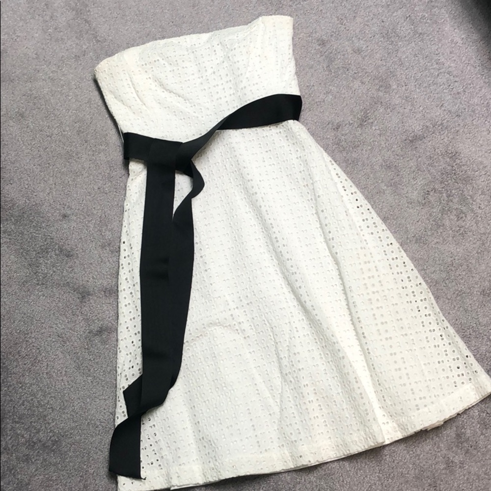 New York & company white eyelet dress